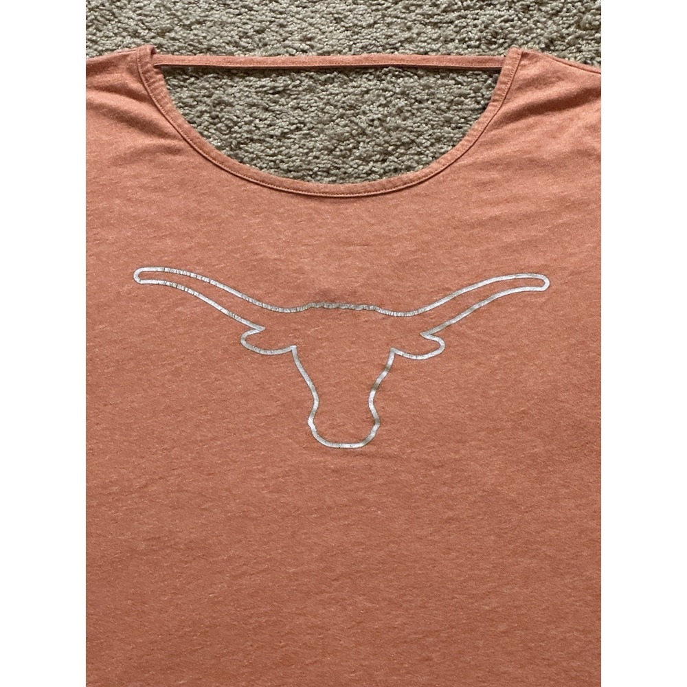 Women's NCAA Texas Longhorns Short Sleeve Shirt - Medium - Picture 3 of 5